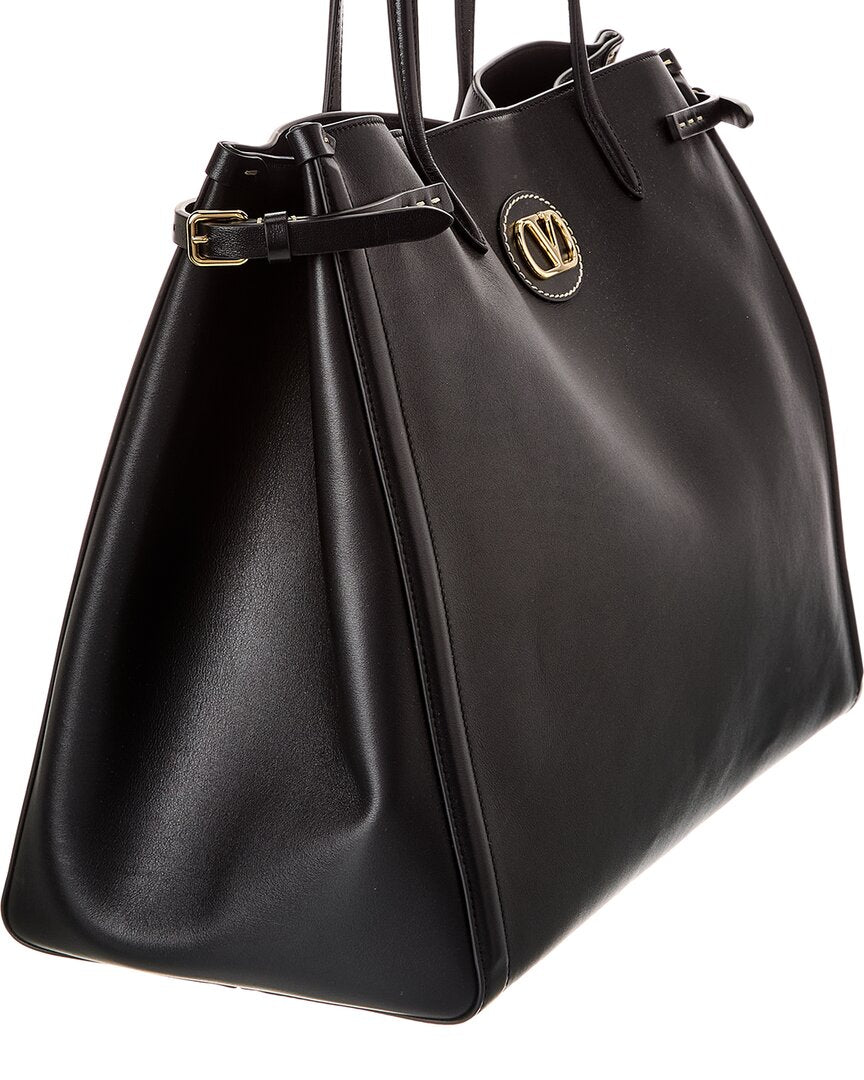【VALENTINO】ANTIBES TOTE BAG Valentino Garavani Antibes Medium Calfskin Shopping Bag for