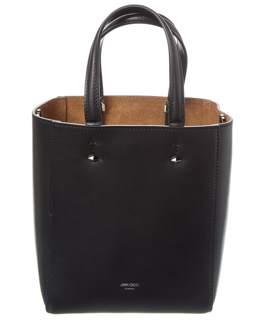 ジョニー Jimmy Choo Lenny N/S Small Leather Tote – Bluefly