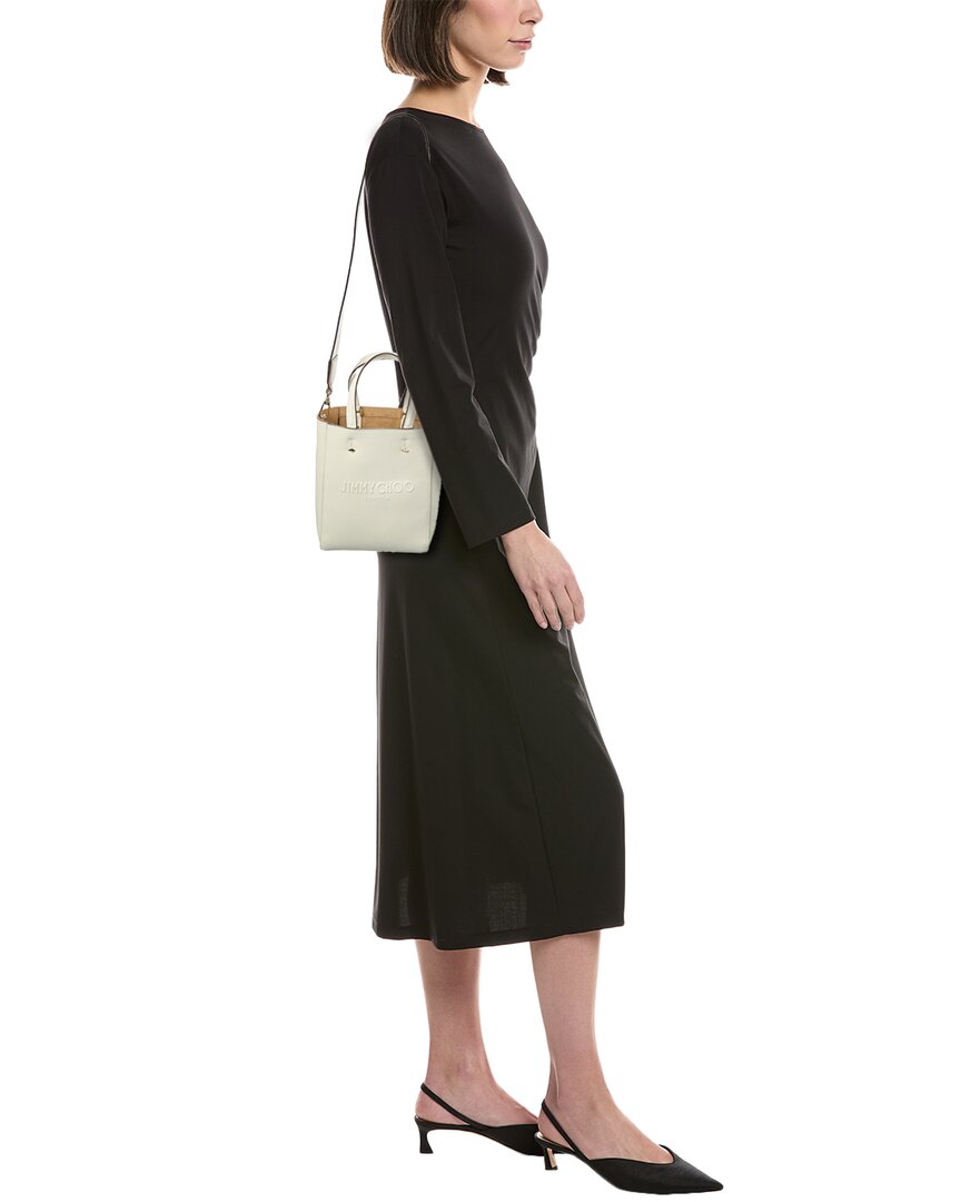Jimmy Choo Lenny N/S Small Leather Tote – Bluefly
