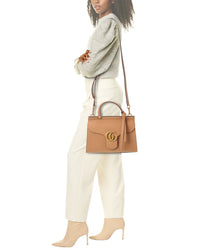 Gucci Gg Marmont Leather Satchel