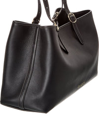 Gucci Gg Emblem Large Leather Tote