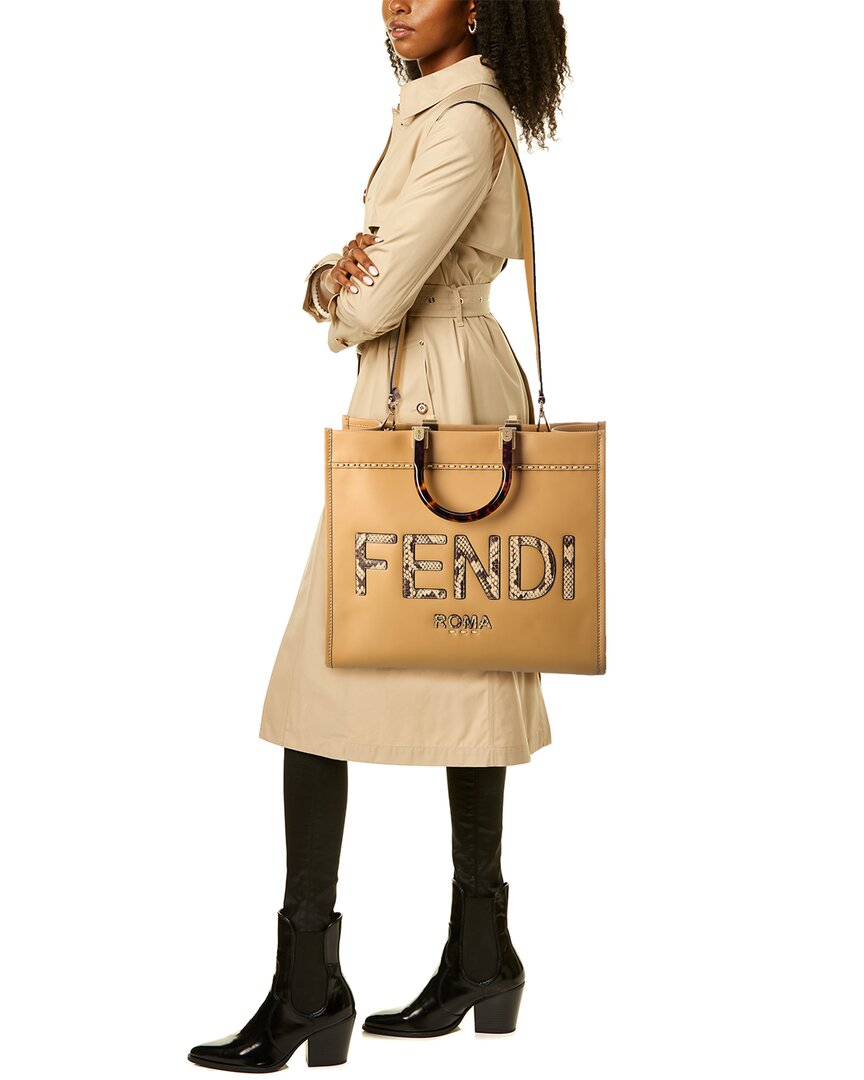 Fendi Sunshine Medium Leather Tote