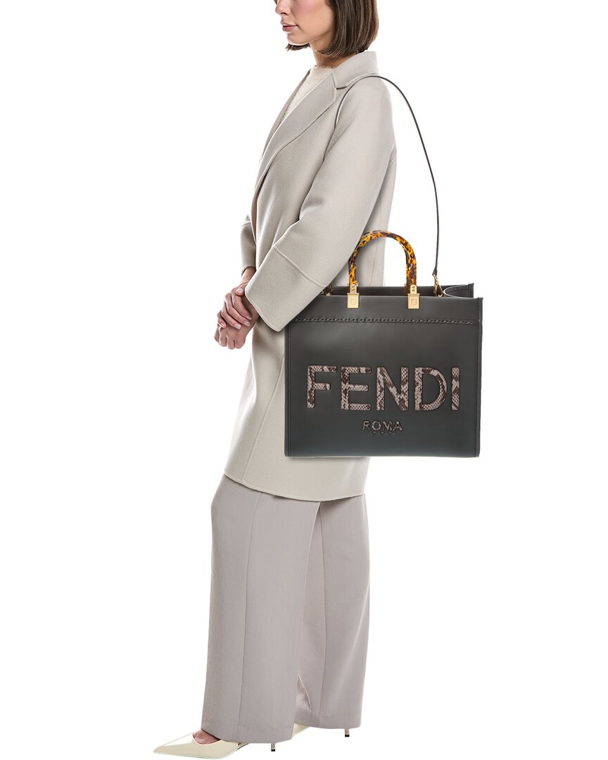 Fendi Sunshine Medium Leather Tote