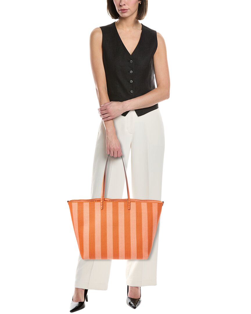 Fendi Roll Large Ff Canvas & Leather Tote – Bluefly