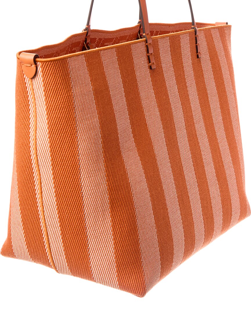 【関税＆送料込み】Fendi Roll Large Canvas Shopper With Ff Fendi - Roll Large Tote bag green - The Corner