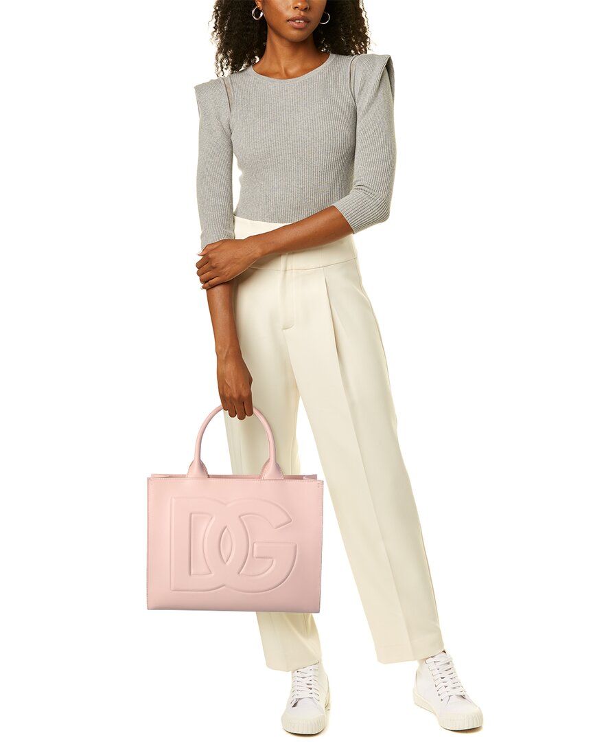 Dolce & Gabbana Dolce & Gabbana Dg Small Leather Shopper Tote