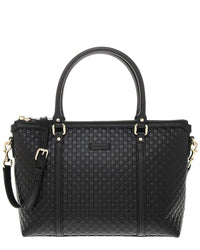 Gucci Guccissima Gg Leather Tote ONE SIZE Black