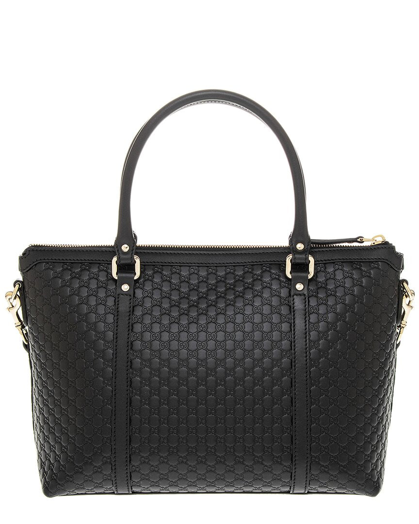 Gucci Guccissima Gg Leather Tote