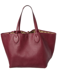 Gucci Totissima Large Reversible Leather & Gg Canvas Tote