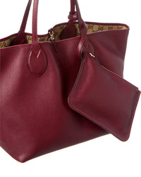 Gucci Totissima Large Reversible Leather & Gg Canvas Tote