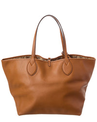 Gucci Gucci Totissima Large Reversible Leather & Gg Canvas Tote