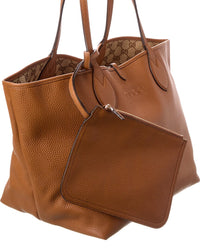 Gucci Gucci Totissima Large Reversible Leather & Gg Canvas Tote