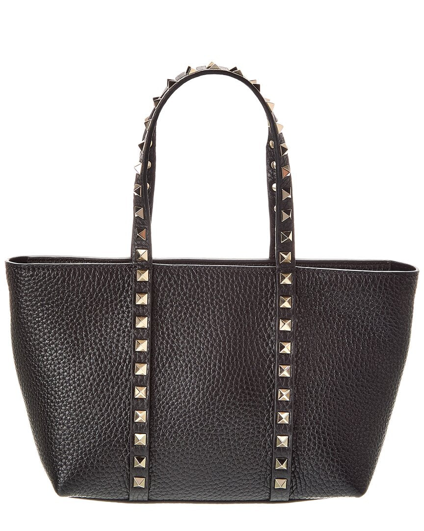 Valentino Valentino Rockstud Small Leather Tote