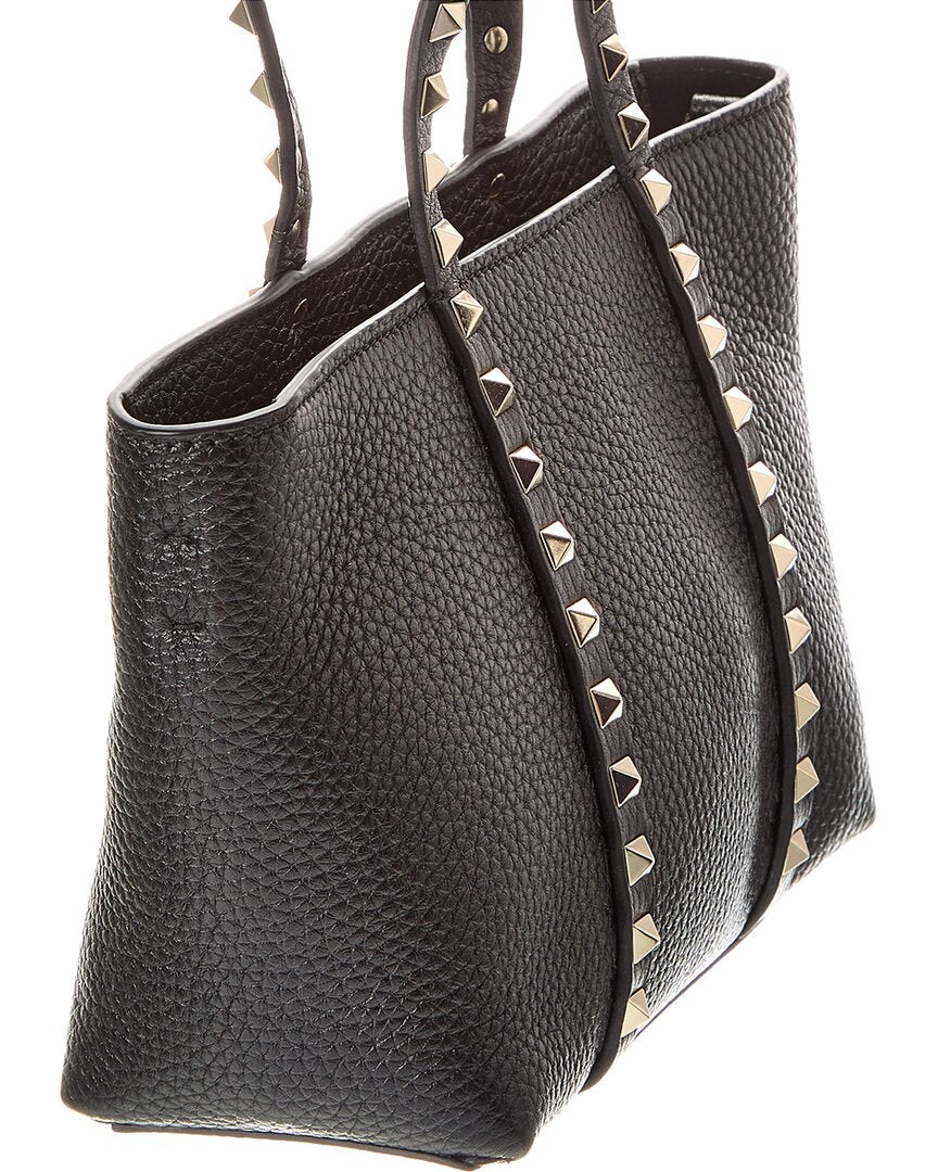 Valentino Valentino Rockstud Small Leather Tote