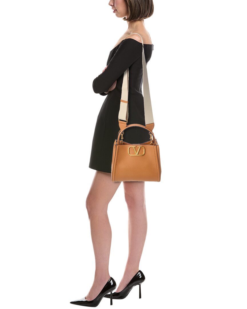 Valentino Alltime Medium Leather Tote – Bluefly