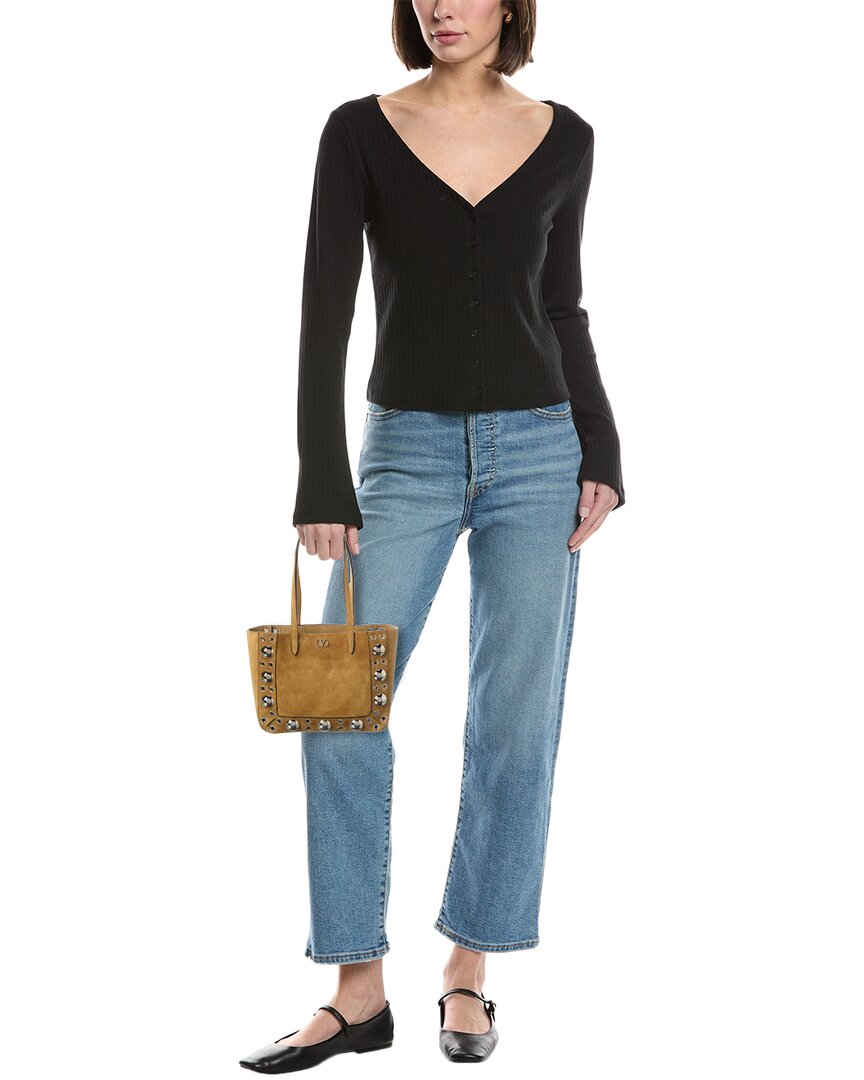 Valentino Nellcote Mini Suede Tote