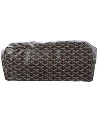 Goyard Goyard Black Goyardine Coated Canvas Saint Louis Pm (Authentic Pre-Loved)