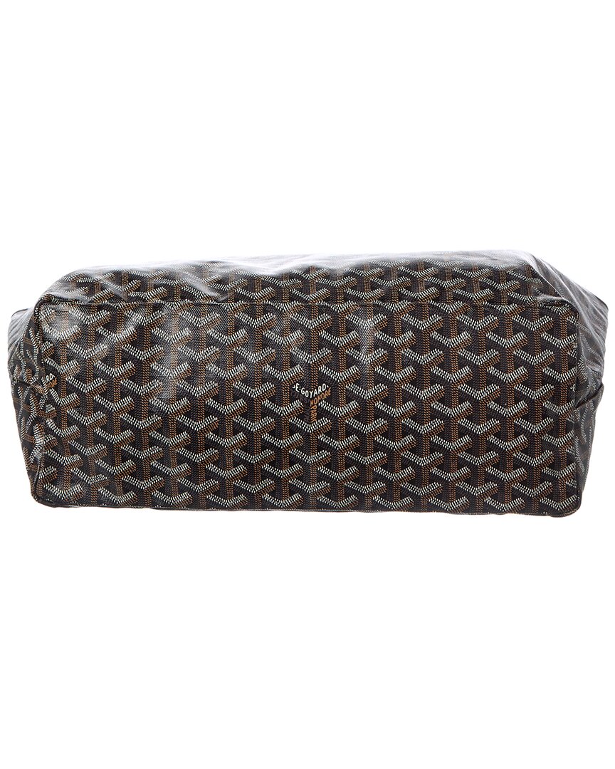 Goyard Goyard Black Goyardine Coated Canvas Saint Louis Pm (Authentic Pre-Loved)