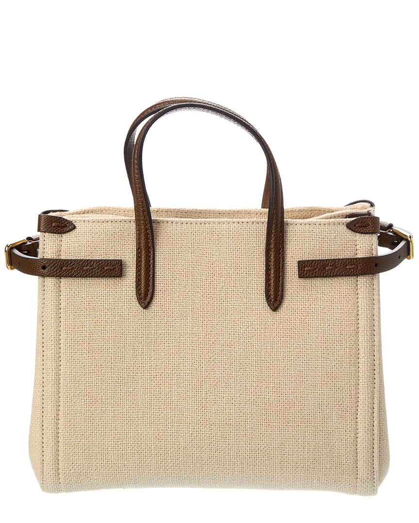 Valentino Valentino Antibes Small Canvas & Leather Tote