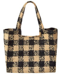 Loewe Font Large Raffia Tote