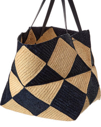 Loewe Puzzle Fold Xxl Raffia Tote