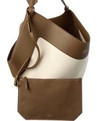 Khaite Lotus Medium Canvas & Leather Tote