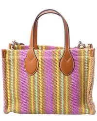 Gucci Small Jute & Leather Tote