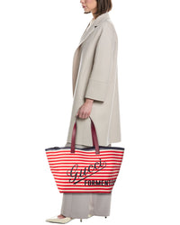 Gucci Canvas & Leather Tote
