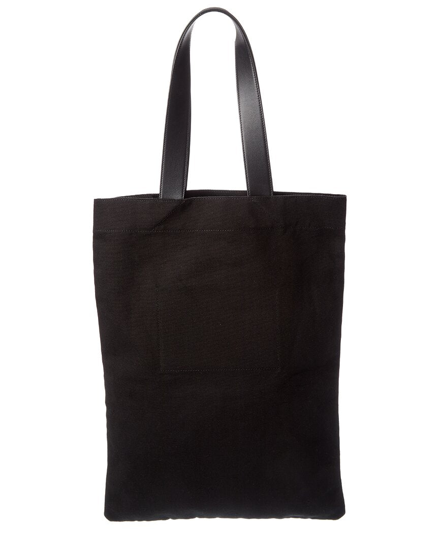 Jil Sander Large Canvas & Leather Tote – Bluefly