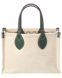 Gucci Mini Canvas & Leather Tote