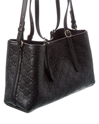 Gucci Gg Emblem Medium Leather Tote