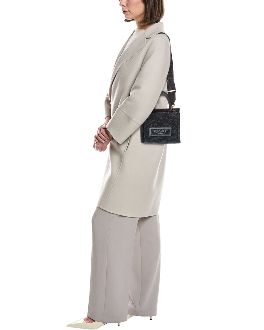 Versace Athena Barocco Mini Canvas Tote