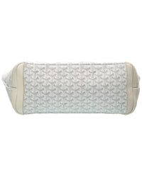 Goyard White Goyardine Coated Canvas Artois Mm (Authentic Pre-Loved)