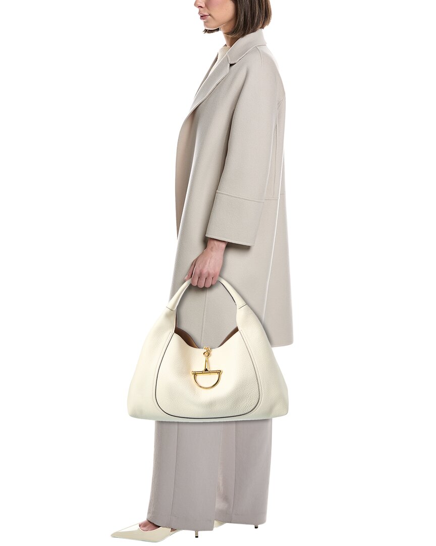 Gucci Softbit Maxi Leather Shoulder Bag