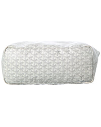 Goyard Goyard White Goyardine Coated Canvas Saint Louis Pm (Authentic Pre-Loved)