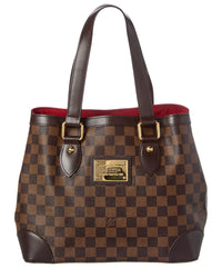Louis Vuitton Louis Vuitton Brown Damier Ebene Coated Canvas Hampstead Pm (Authentic