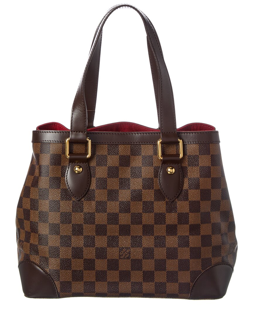 Louis Vuitton Louis Vuitton Brown Damier Ebene Coated Canvas Hampstead Pm (Authentic