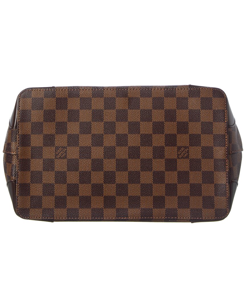 Louis Vuitton Louis Vuitton Brown Damier Ebene Coated Canvas Hampstead Pm (Authentic