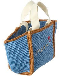 Marni Macrame Sillo Small Shopper Tote