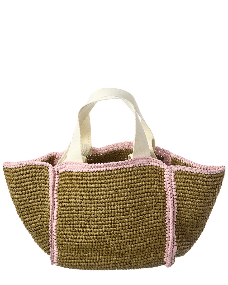 Marni Macrame Sillo Small Shopper Tote
