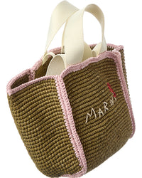 Marni Macrame Sillo Small Shopper Tote