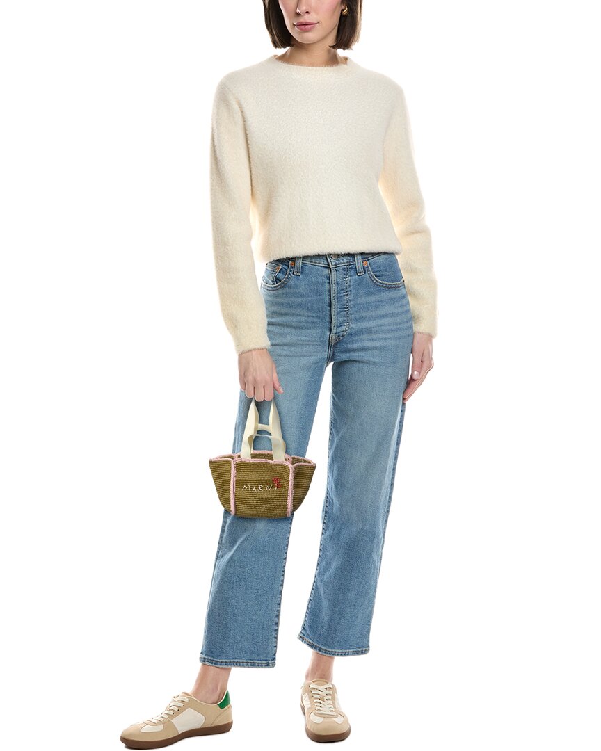Marni Macrame Sillo Small Shopper Tote