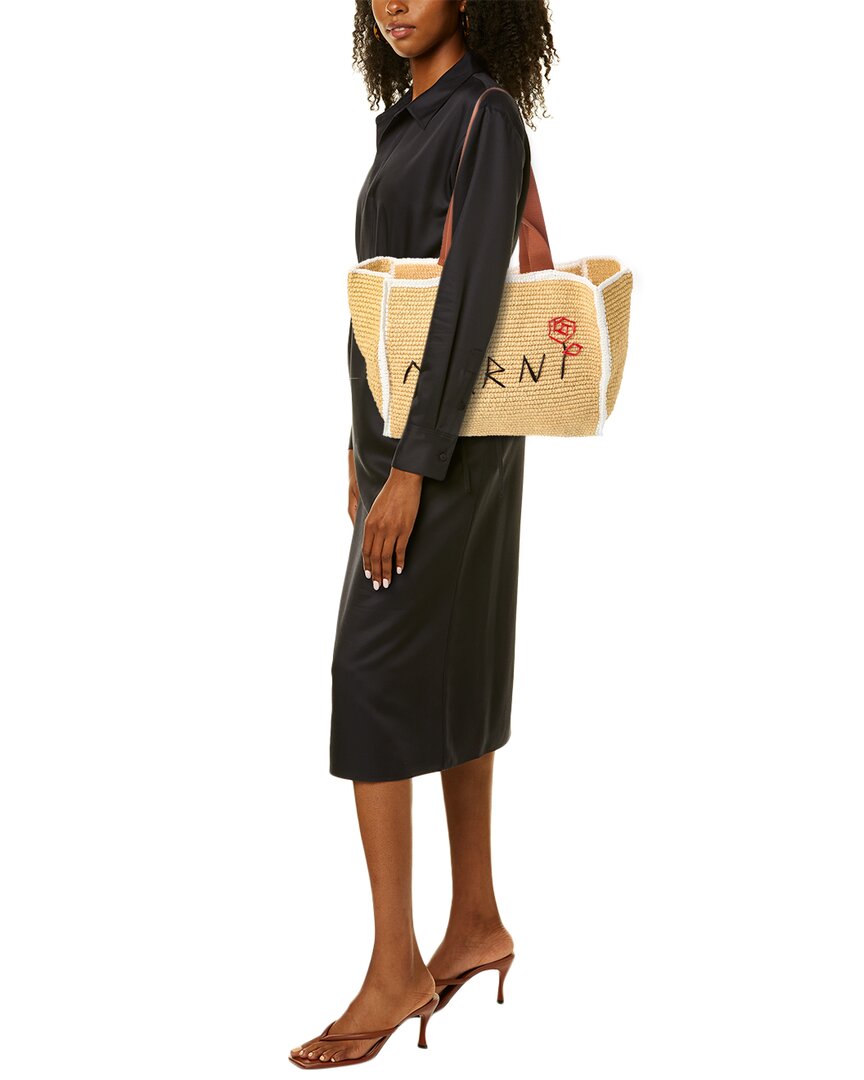 Marni Macrame Sillo Shopper Tote