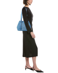 Off-White™ East West Small Denim & Leather Tote