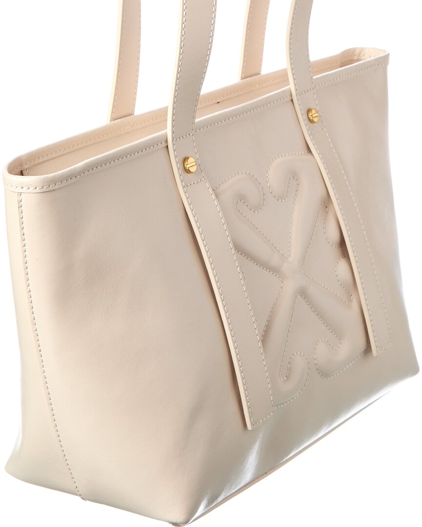 Off-White™ East West Small Leather Tote