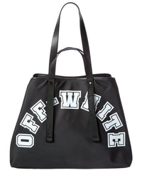 Off-White™ East West Large Leather-Trim Tote