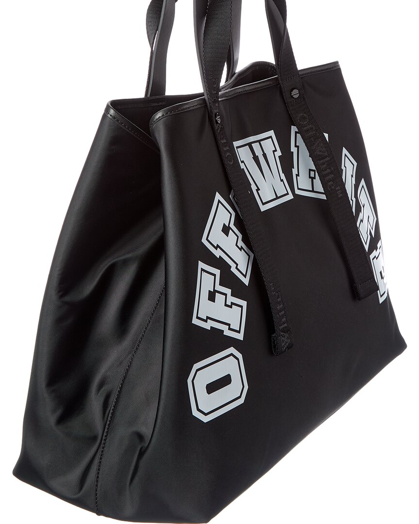 Off-White™ East West Large Leather-Trim Tote