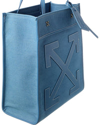 Off-White™ Boxy Large Canvas & Leather Tote