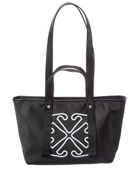 Off-White™ East West Small Leather-Trim Tote