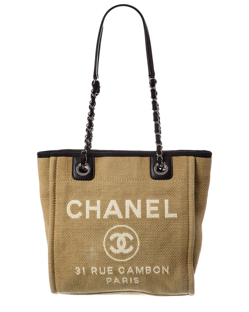 Chanel Deauville Pm Monogram Canvas Deauville Pm (Authentic Pre-Loved)